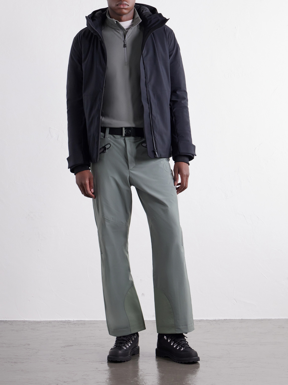 Tim-T Straight-Leg Belted Padded Shell Ski Pants