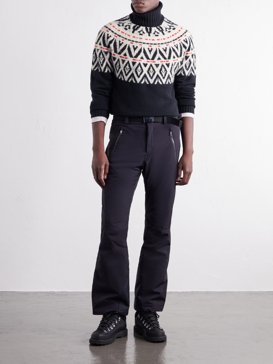 Roxter Fair Isle Jacquard-Knit Cashmere Rollneck Ski Mid-Layer