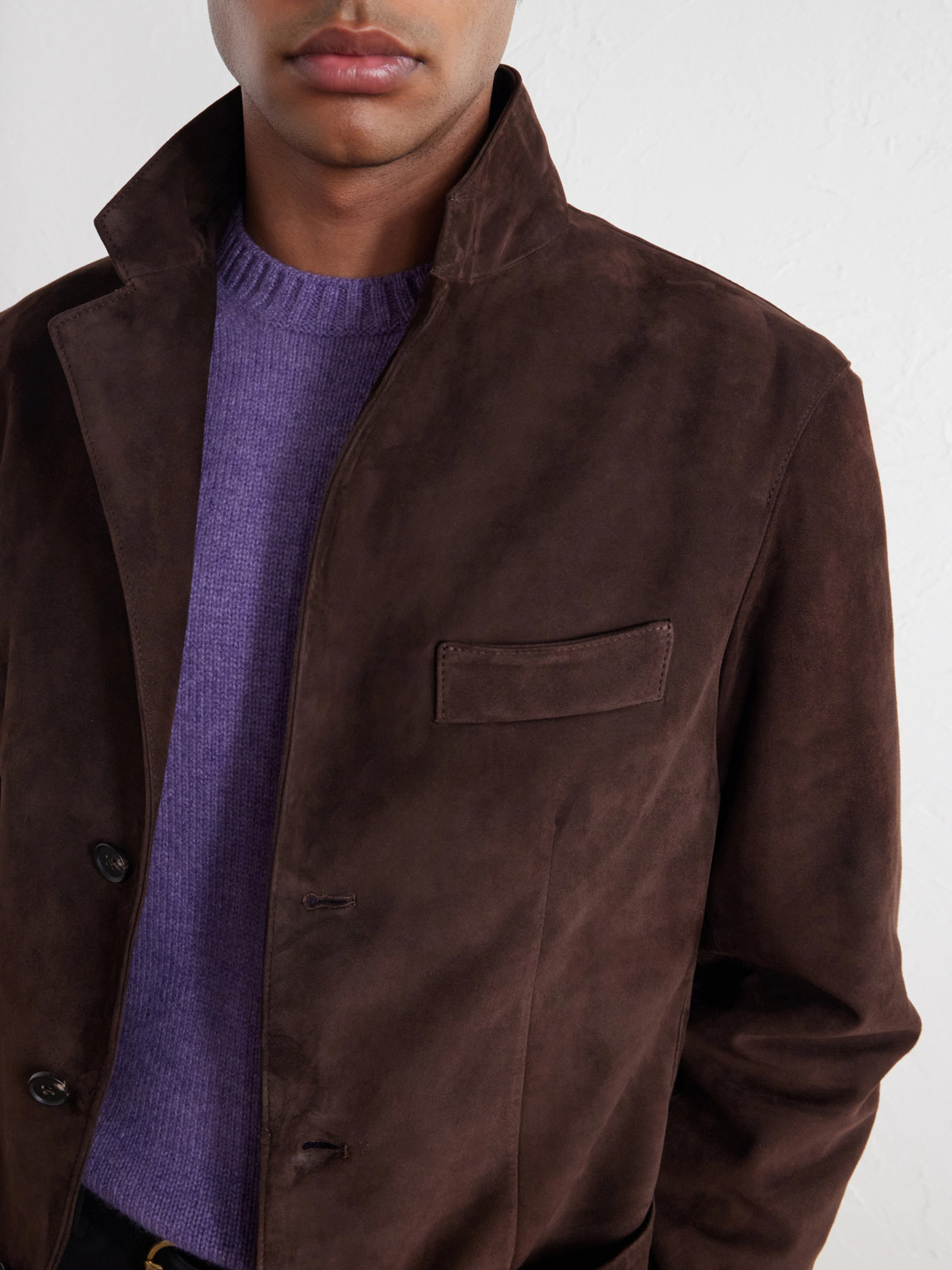 Suede Blazer