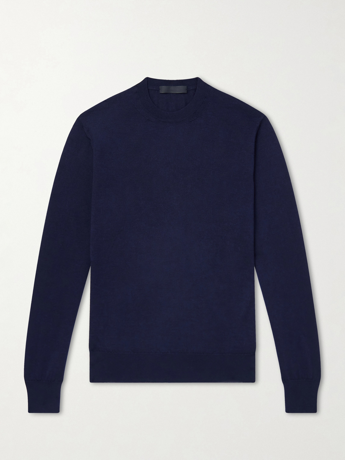 Saman Amel Cashmere And Silk-blend Sweater In Blue