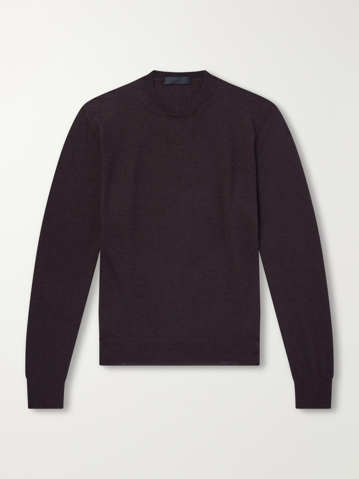 Saman Amel Cashmere And Silk-blend Sweater In Brown