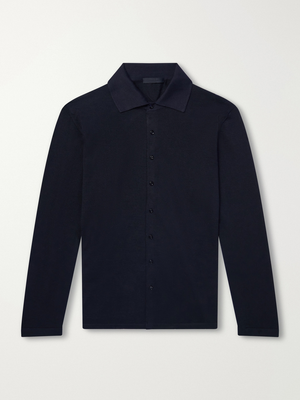 Saman Amel Carlo Cashmere And Silk-blend Shirt In Black