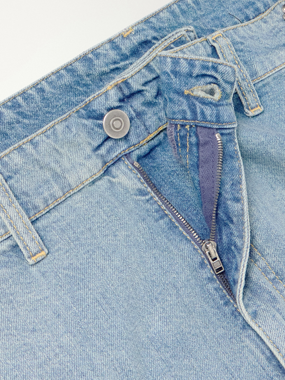 Wrap Wide-Leg Jeans