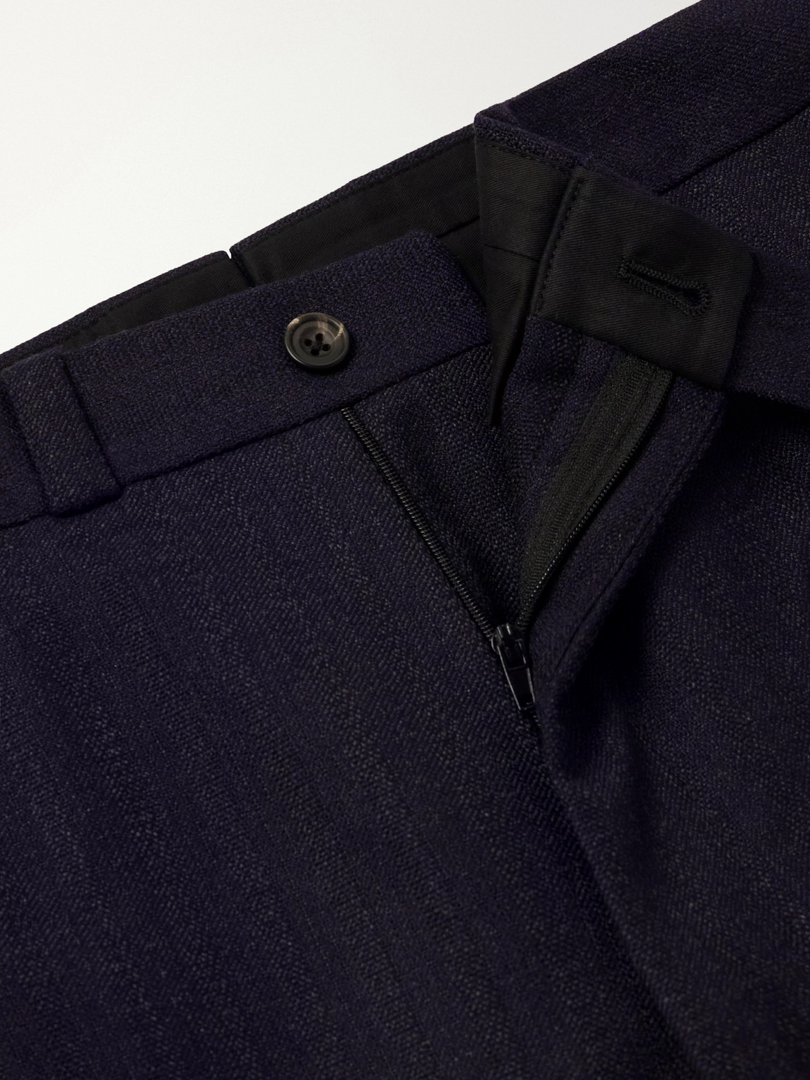 Waverly Straight-Leg Pleated Wool-Twill Suit Trousers