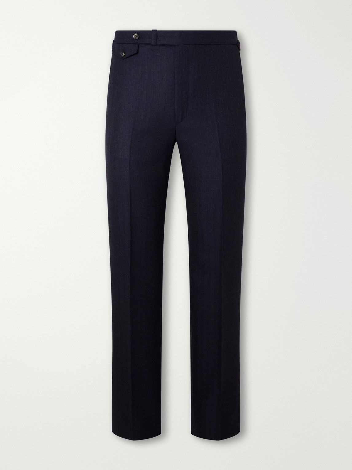 Waverly Straight-Leg Pleated Wool-Twill Suit Trousers