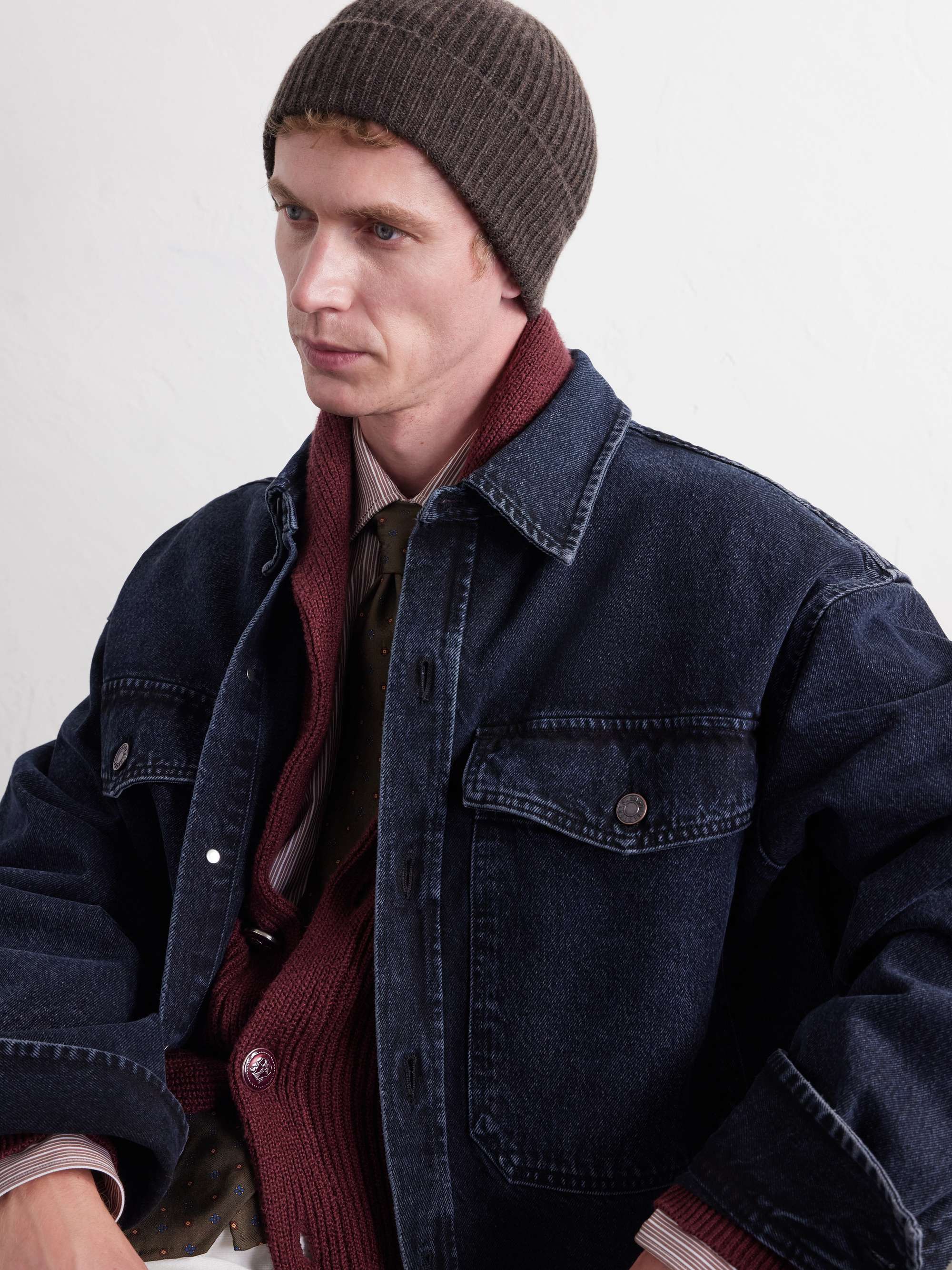 WILLIAM LOCKIE Ribbed Cashmere Hat and Scarf Set
