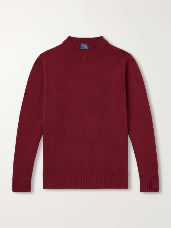 Williamlockie Merino Wool and Cashmere-Blend Sweater
