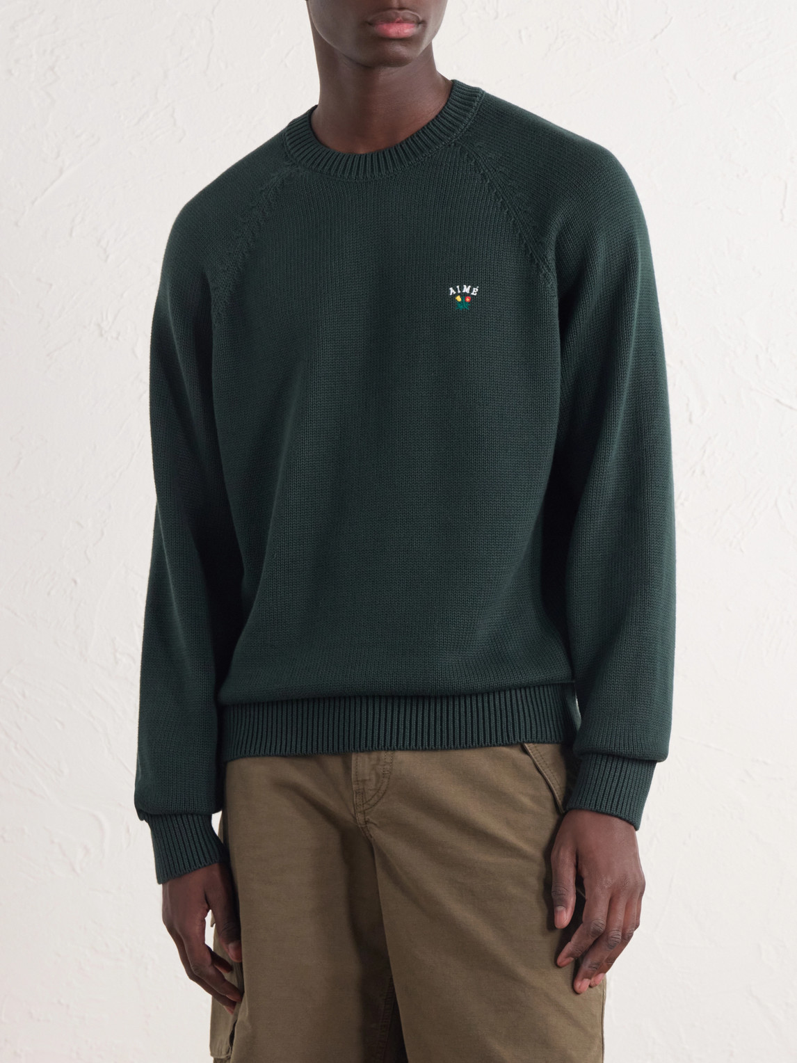 Aimé Leon Dore - Logo-Embroidered Cotton Sweater
