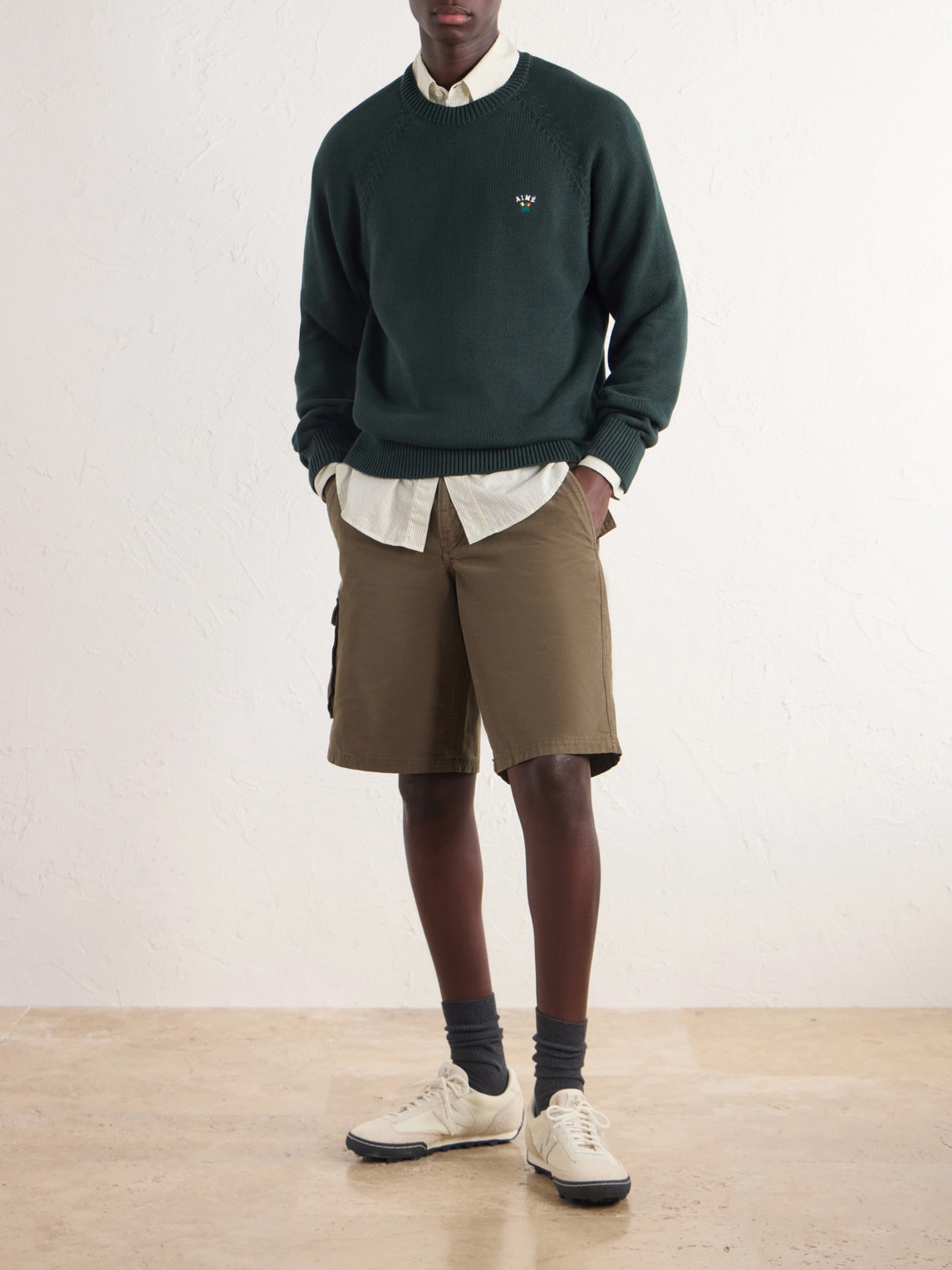 Aimé Leon Dore - Logo-Embroidered Cotton Sweater