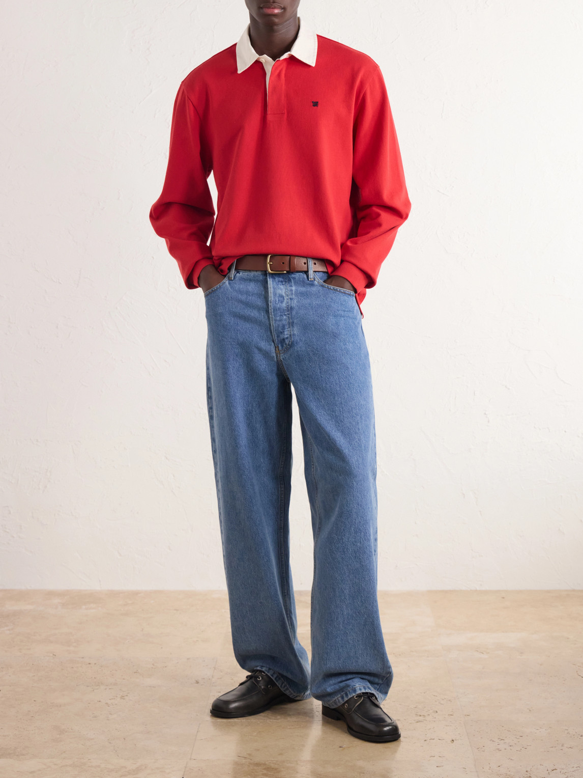 Aimé Leon Dore - Logo-Embroidered Cotton-Jersey Polo Shirt