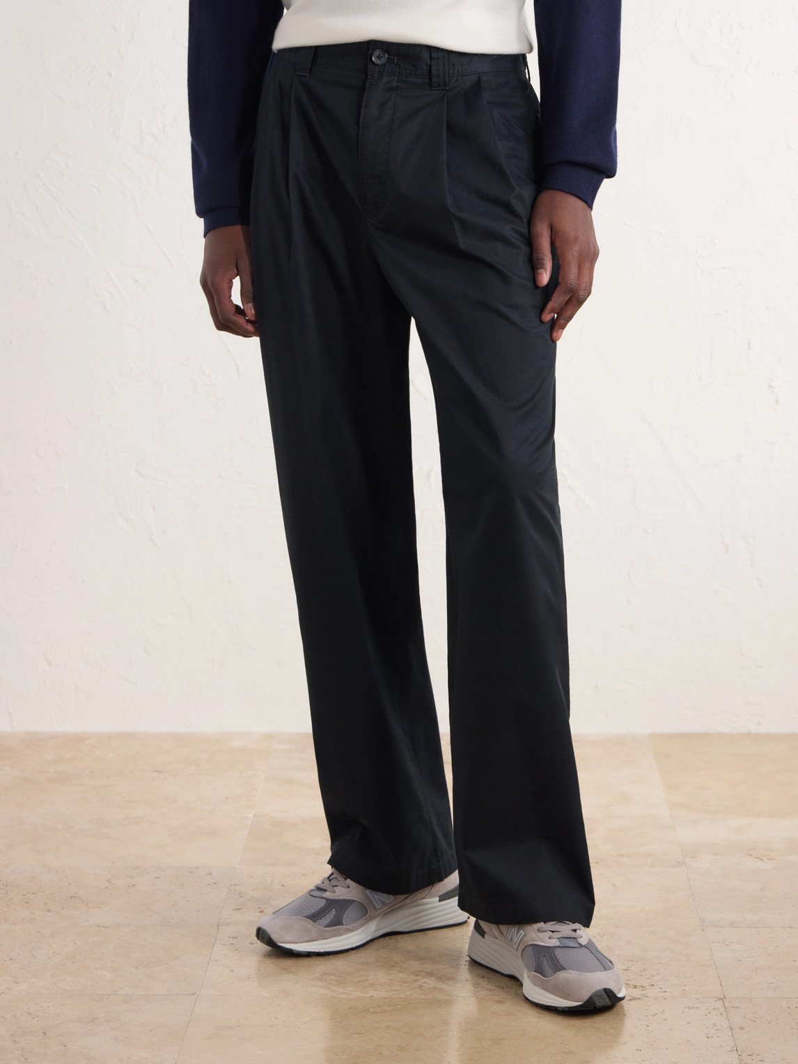 Aimé Leon Dore - Straight-Leg Pleated Cotton Trousers