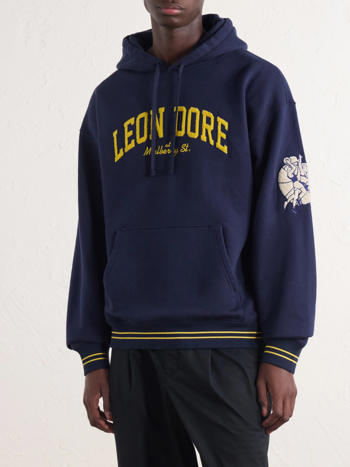 Aimé Leon Dore - Logo-Appliqué Cotton-Jersey Hoodie