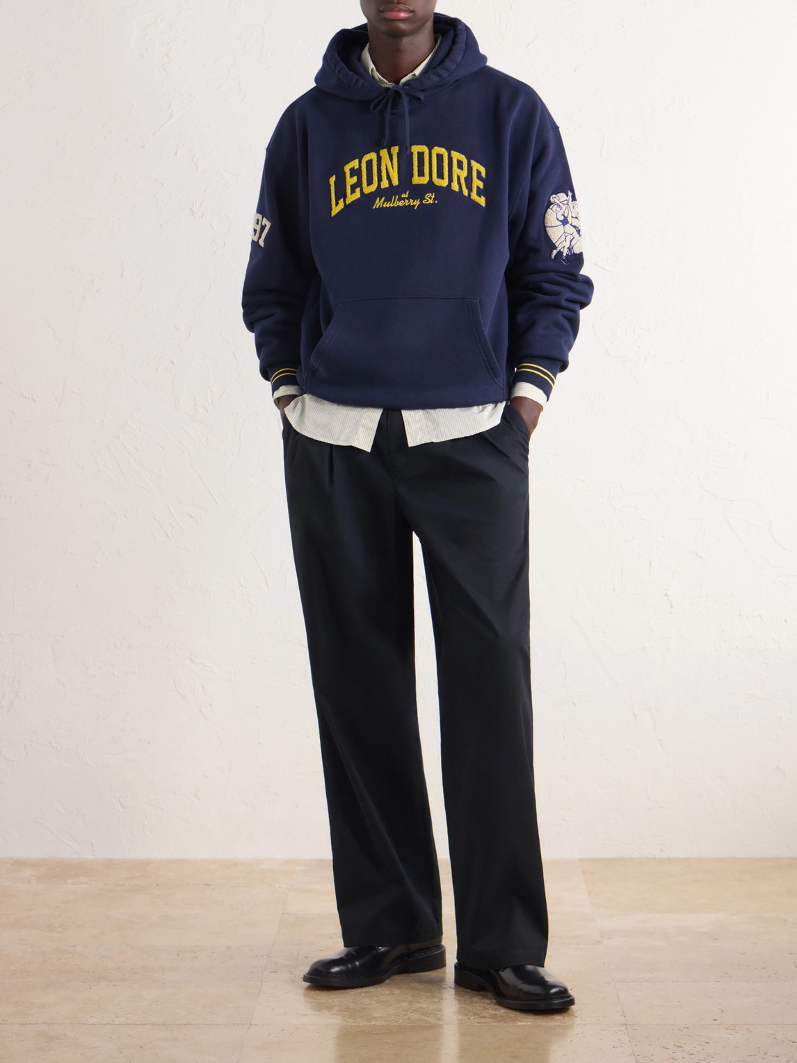 Aimé Leon Dore - Logo-Appliqué Cotton-Jersey Hoodie