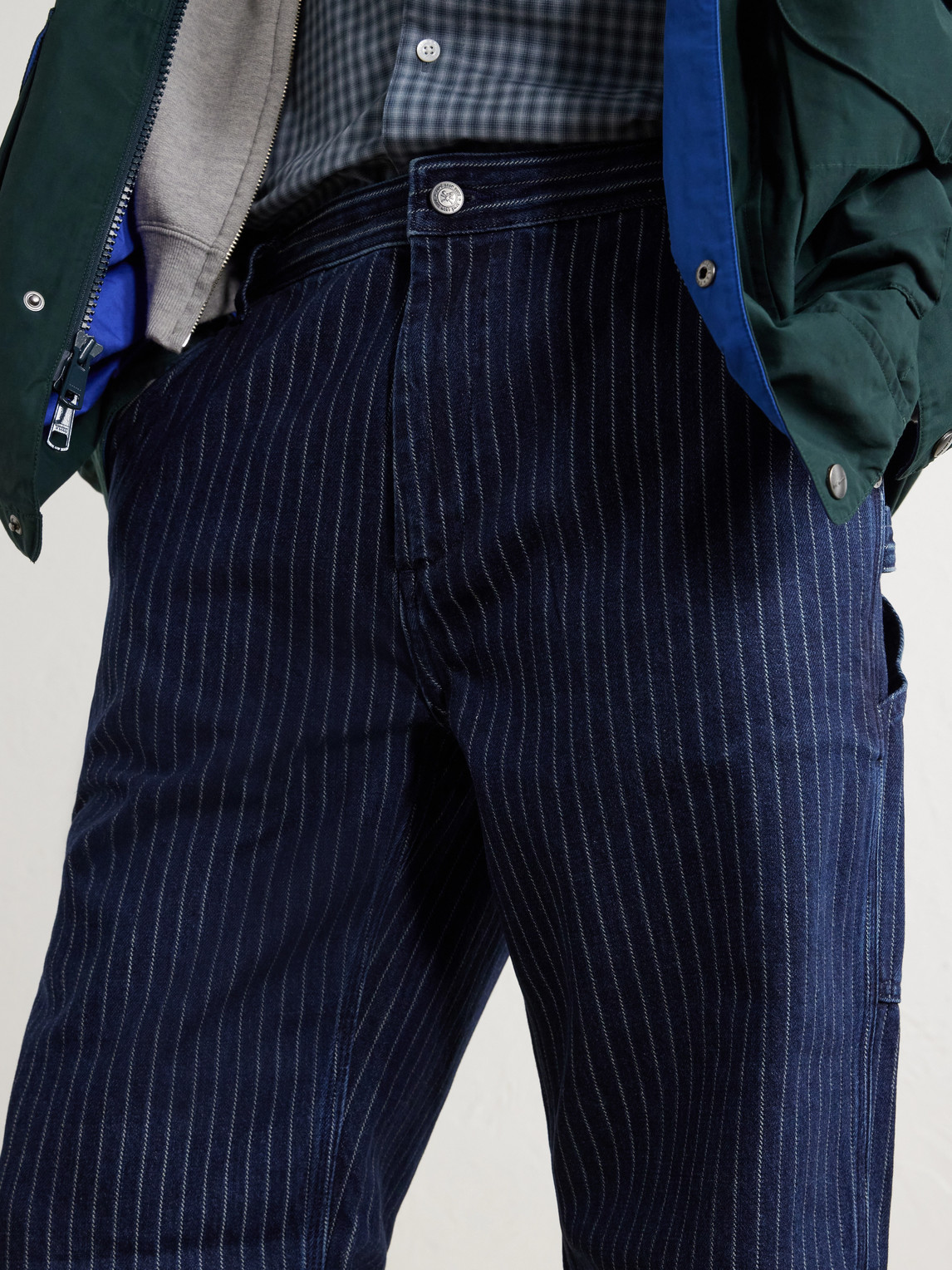 Aimé Leon Dore - Painter Straight-Leg Striped Jeans