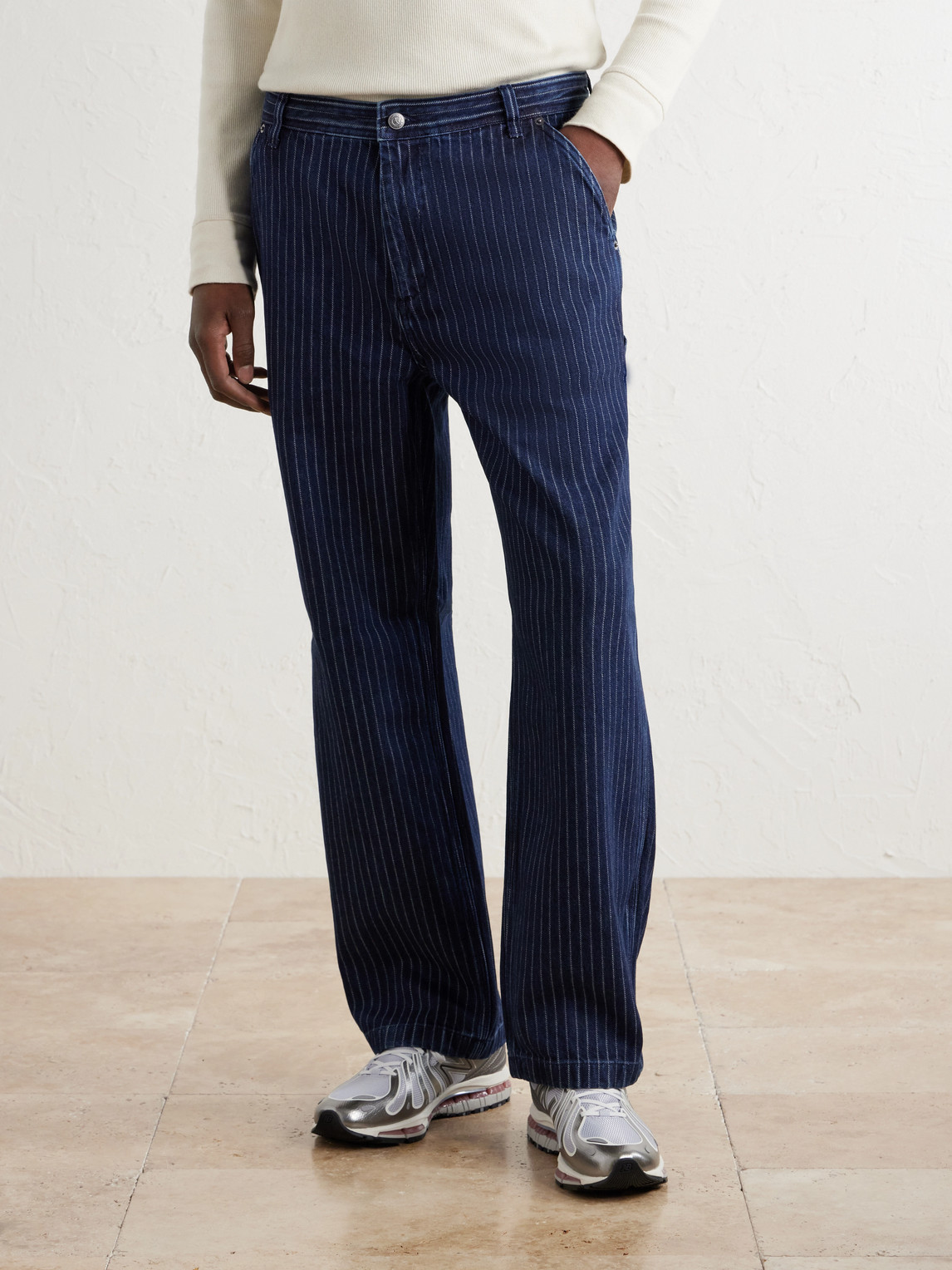 Aimé Leon Dore - Painter Straight-Leg Striped Jeans