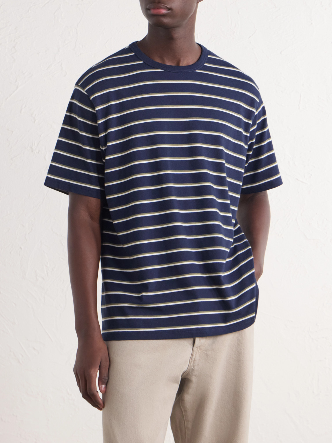 Aimé Leon Dore - Striped Cotton-Jersey T-Shirt