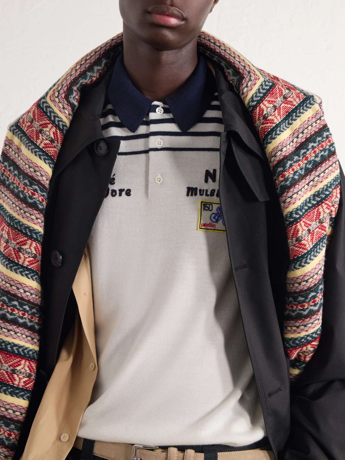 Aimé Leon Dore - Logo-Embroidered Merino Polo Shirt