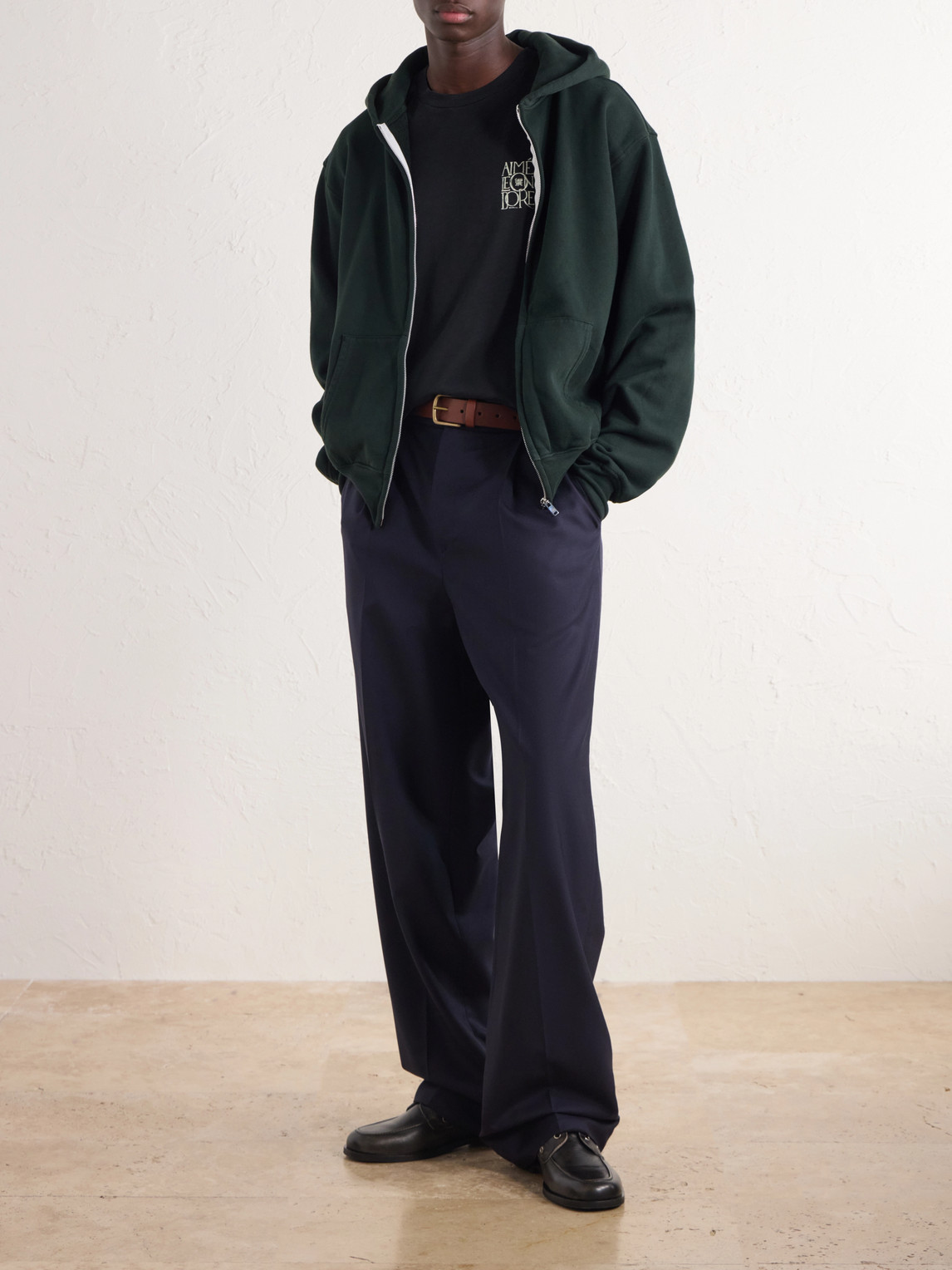 Aimé Leon Dore - Logo-Print Cotton-Jersey T-Shirt