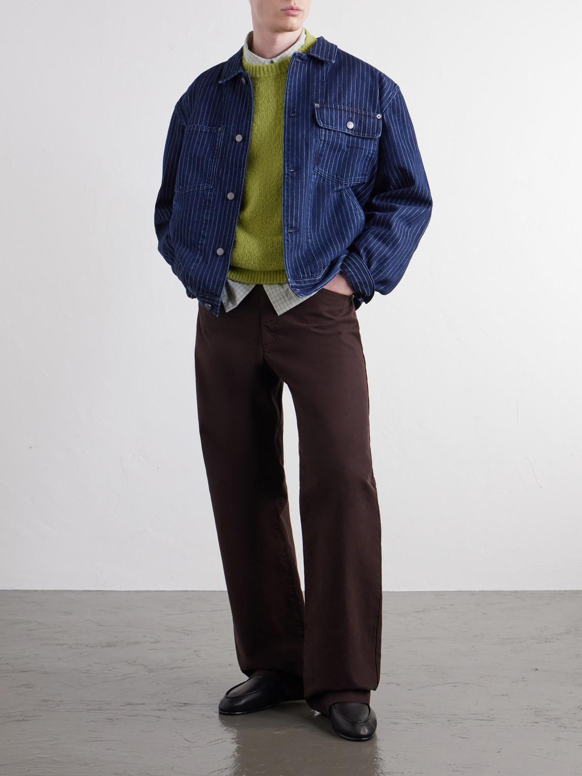 Aimé Leon Dore - Striped Denim Jacket