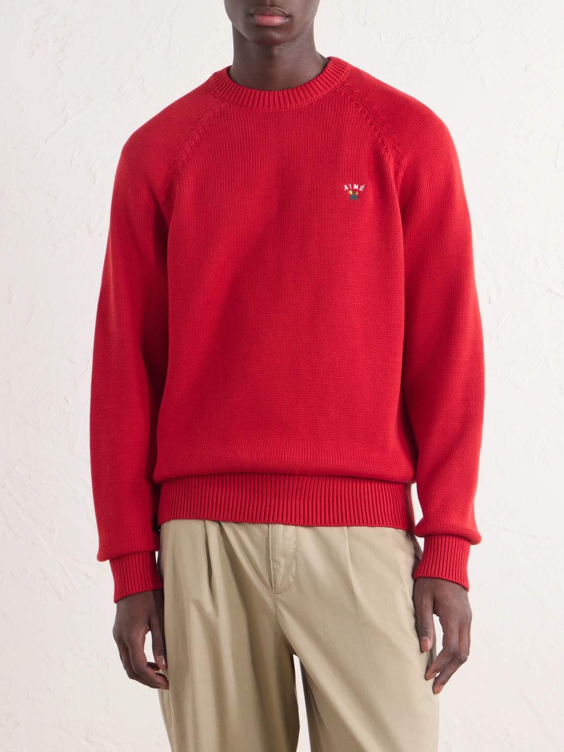 Aimé Leon Dore - Logo-Embroidered Cotton Sweater
