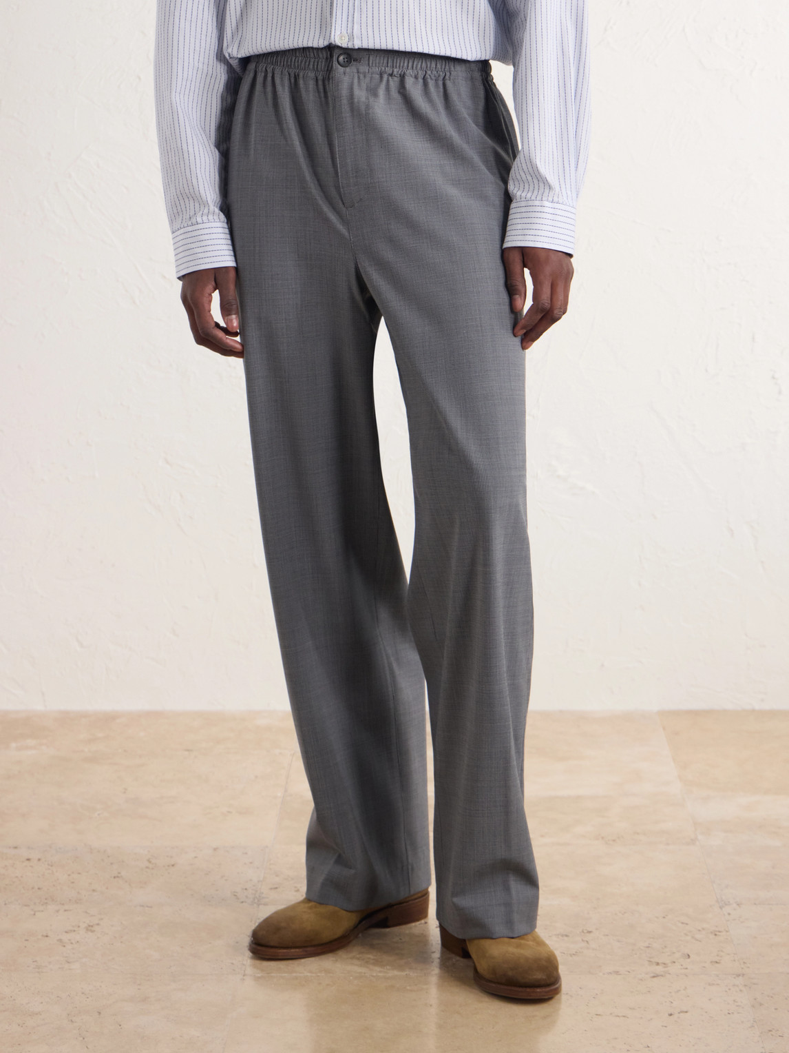 Aimé Leon Dore - Straight-Leg Houndstooth Trousers