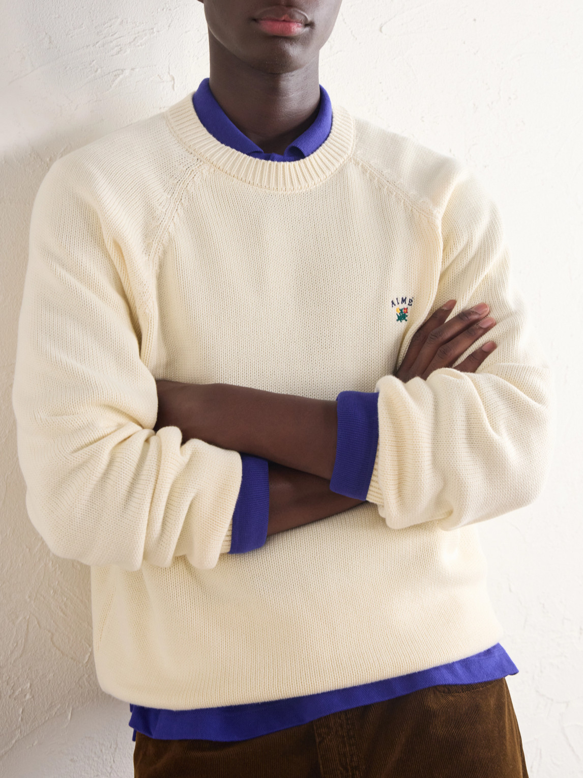 Aimé Leon Dore - Logo-Embroidered Cotton Sweater