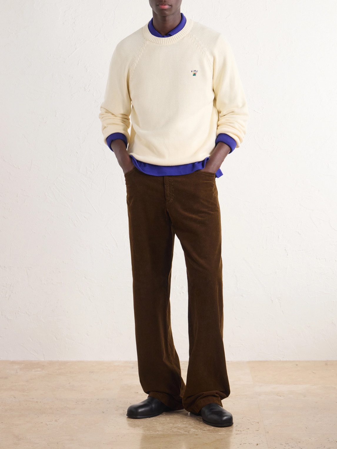Aimé Leon Dore - Logo-Embroidered Cotton Sweater