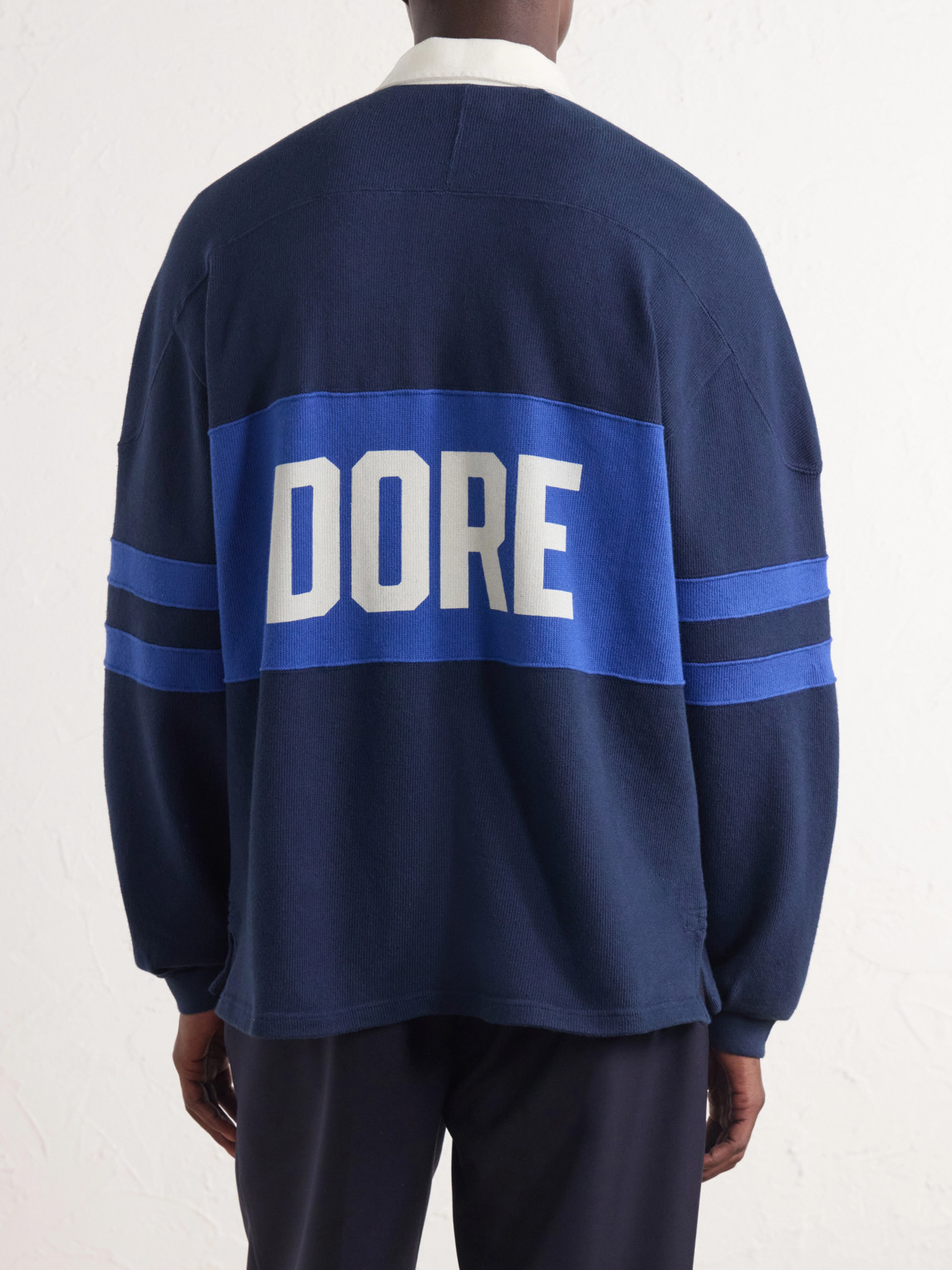 Aimé Leon Dore - Logo-Intarsia Striped Cotton Polo Shirt