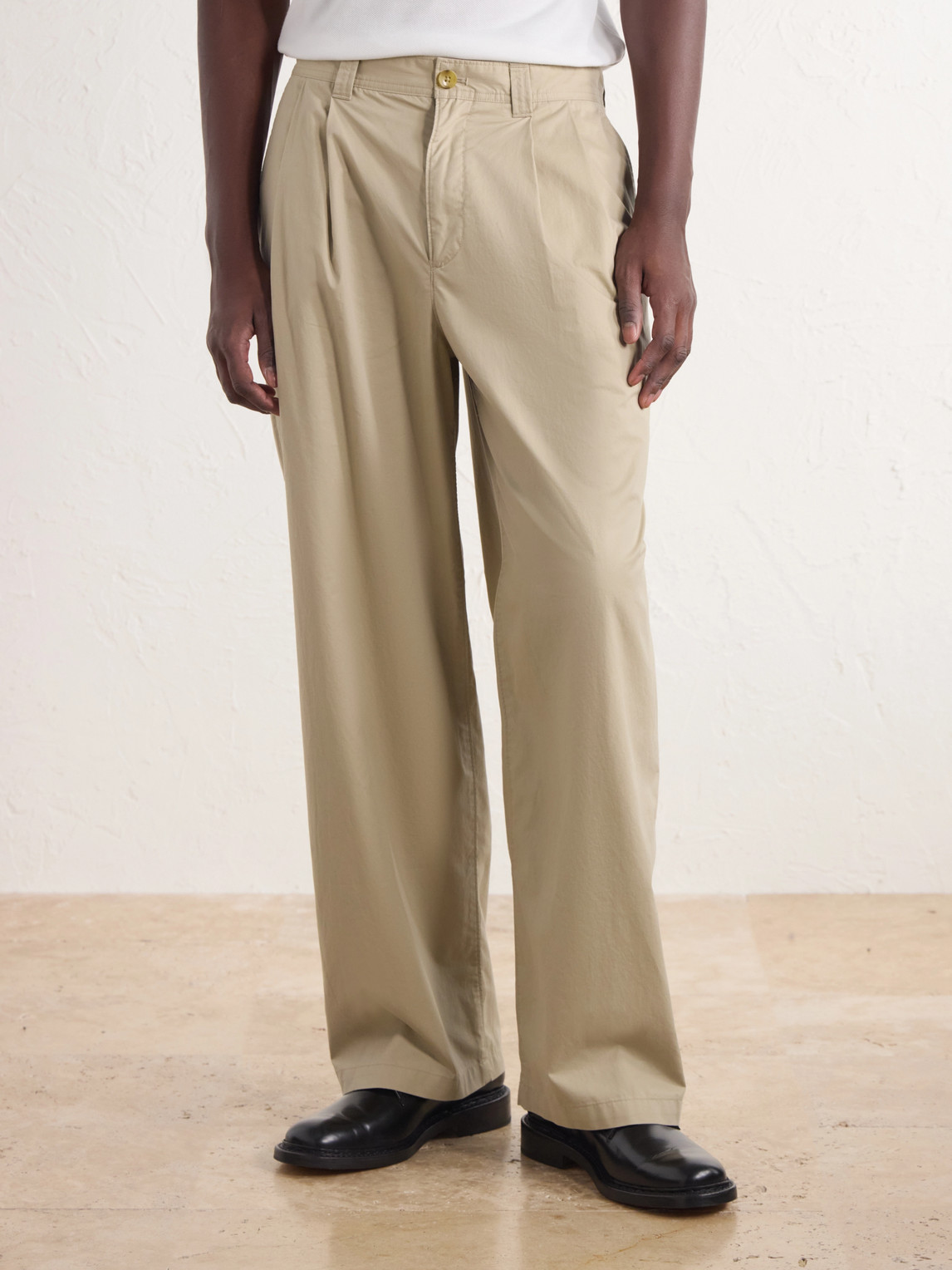 Aimé Leon Dore - Straight-Leg Pleated Cotton Trousers
