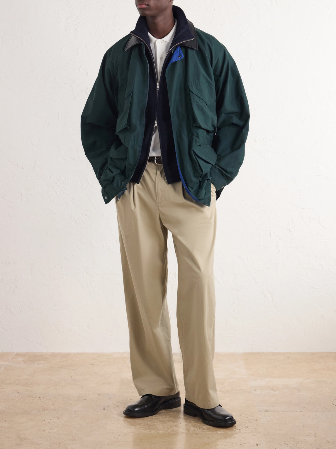 Aimé Leon Dore - Straight-Leg Pleated Cotton Trousers