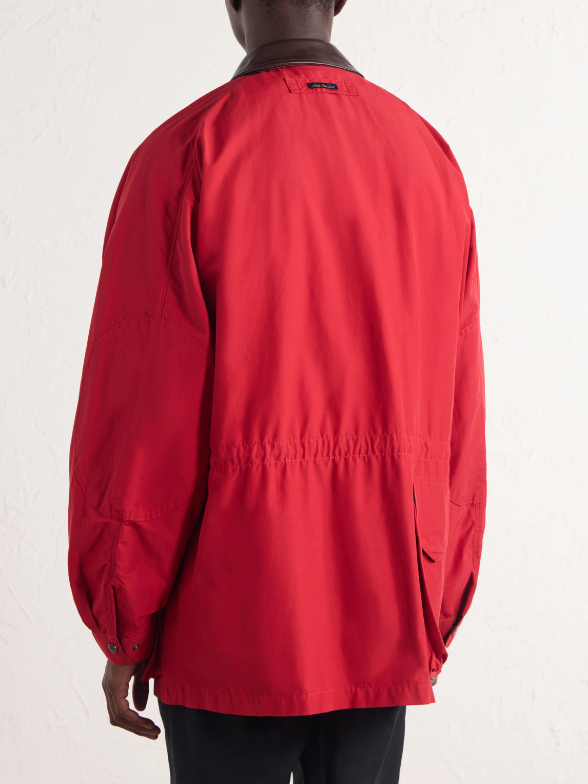 Aimé Leon Dore - Leather-Trimmed Cotton-Blend Jacket
