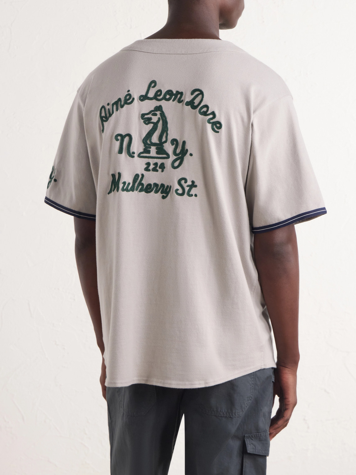 Aimé Leon Dore - Logo-Embroidered Cotton Shirt
