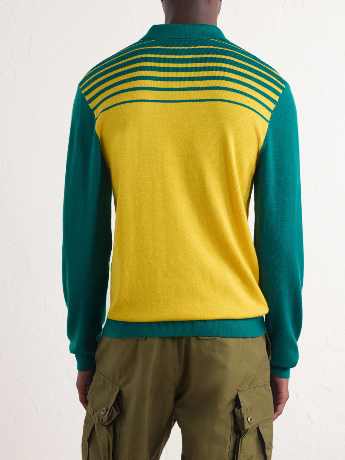 Aimé Leon Dore - Logo-Embroidered Merino Polo Shirt