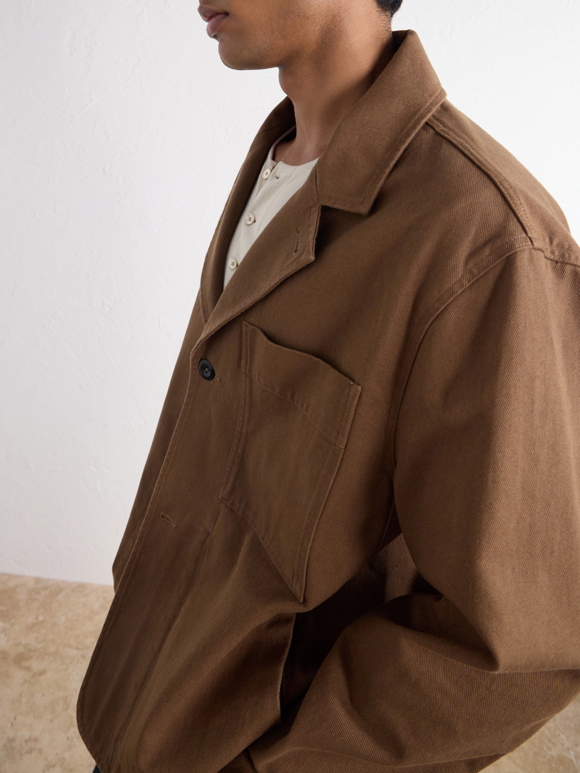 Mhl. Minimal Cotton-Drill Blazer