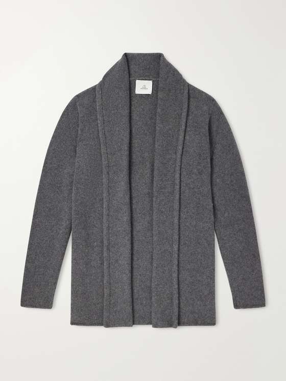Theelderstatesman Shawl-Collar Cashmere Cardigan