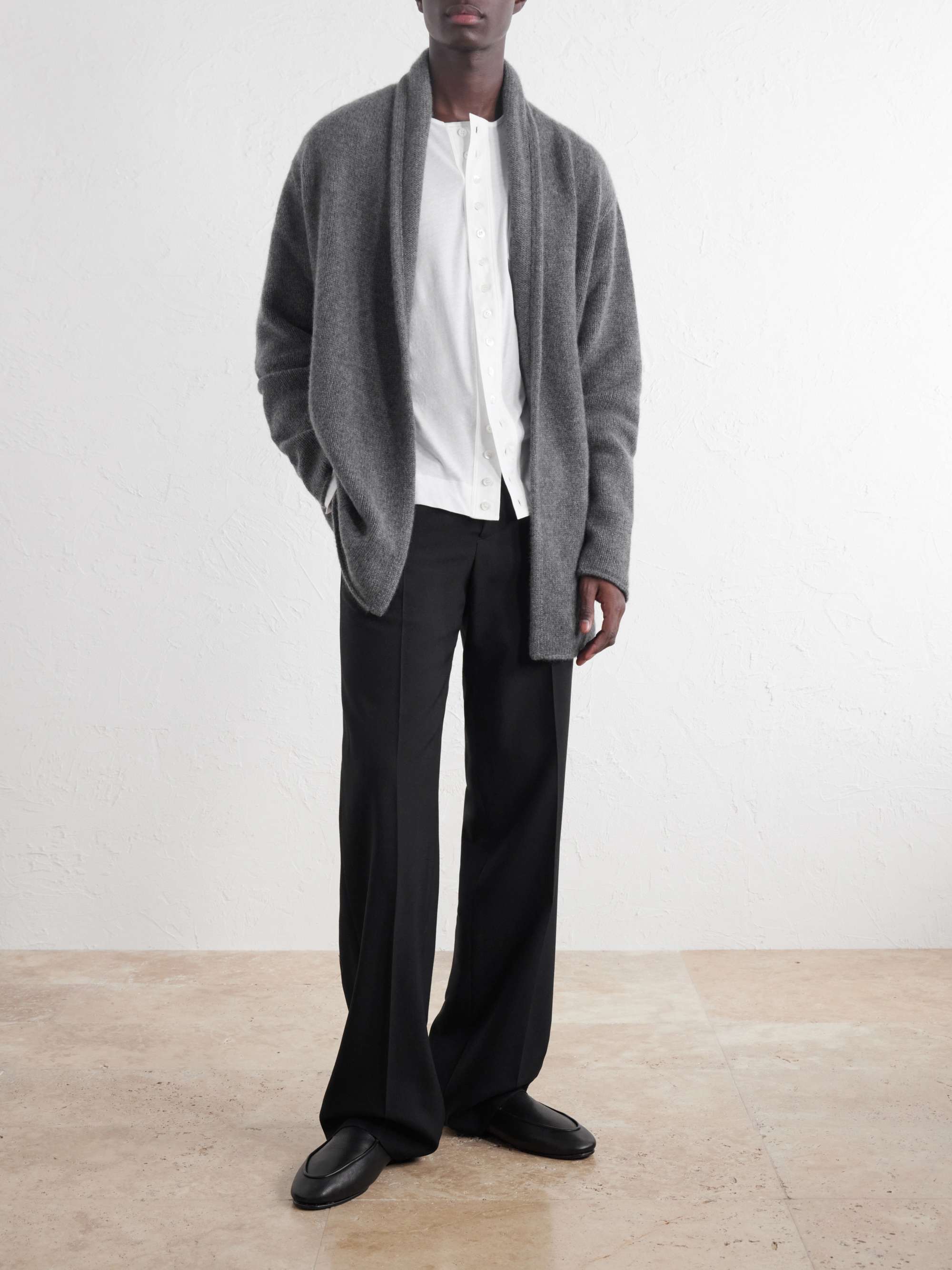 THE ELDER STATESMAN Italy Cashmere Cardigan