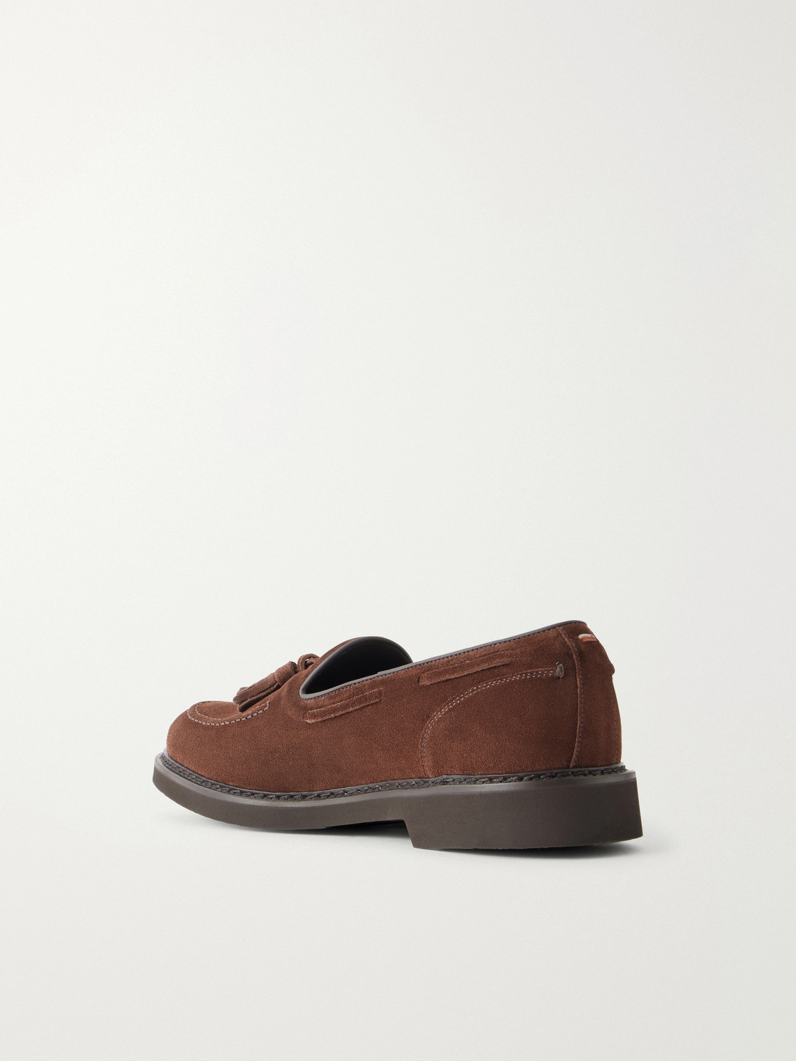 Tasseled Nubuck Loafers
