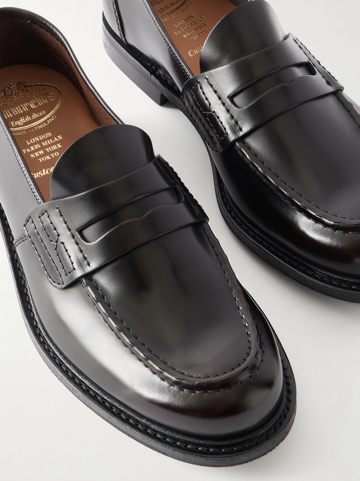 Farsley Leather Penny Loafers