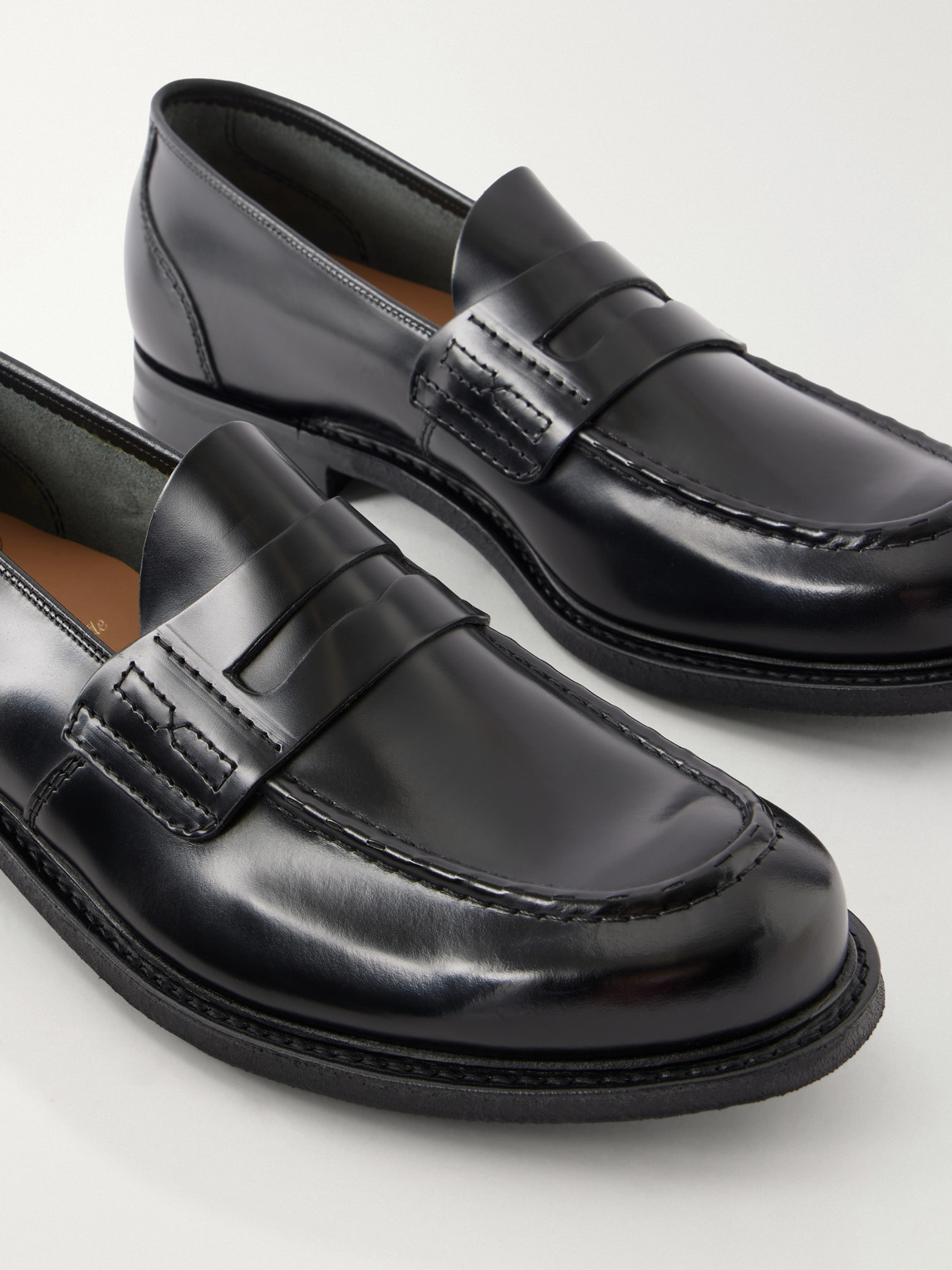 Farsley Leather Penny Loafers