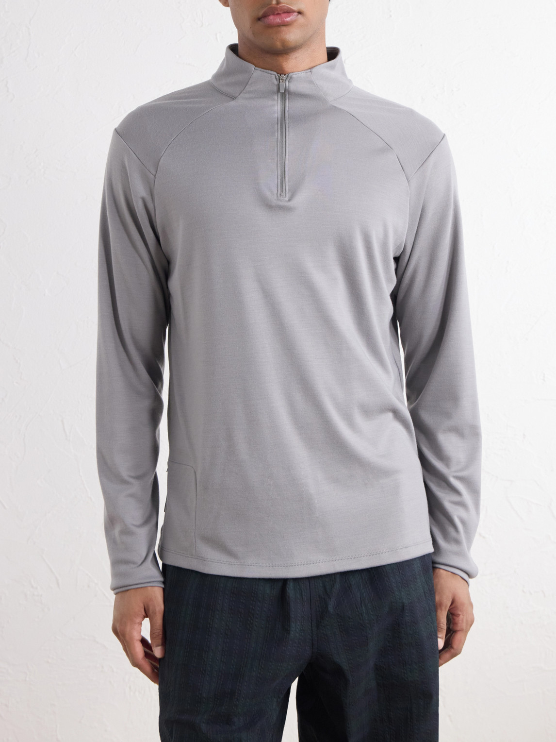 Claude Merino Wool And Coolmax®-Blend Running Top
