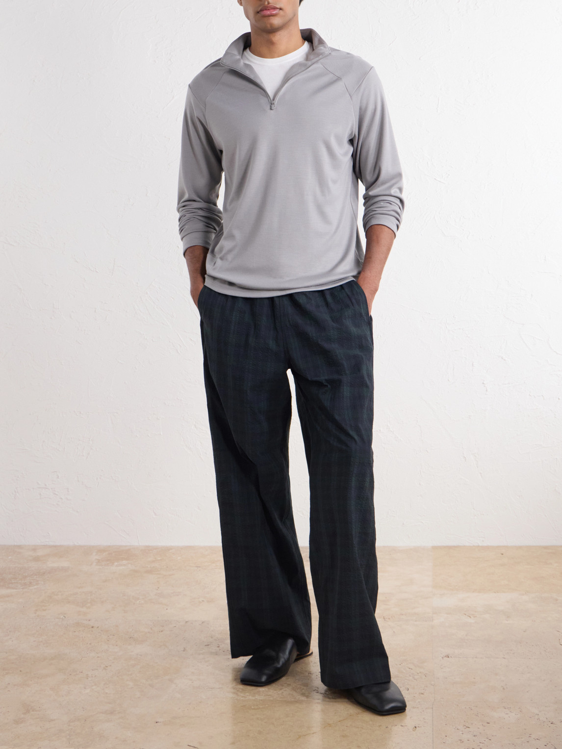 Claude Merino Wool And Coolmax®-Blend Running Top