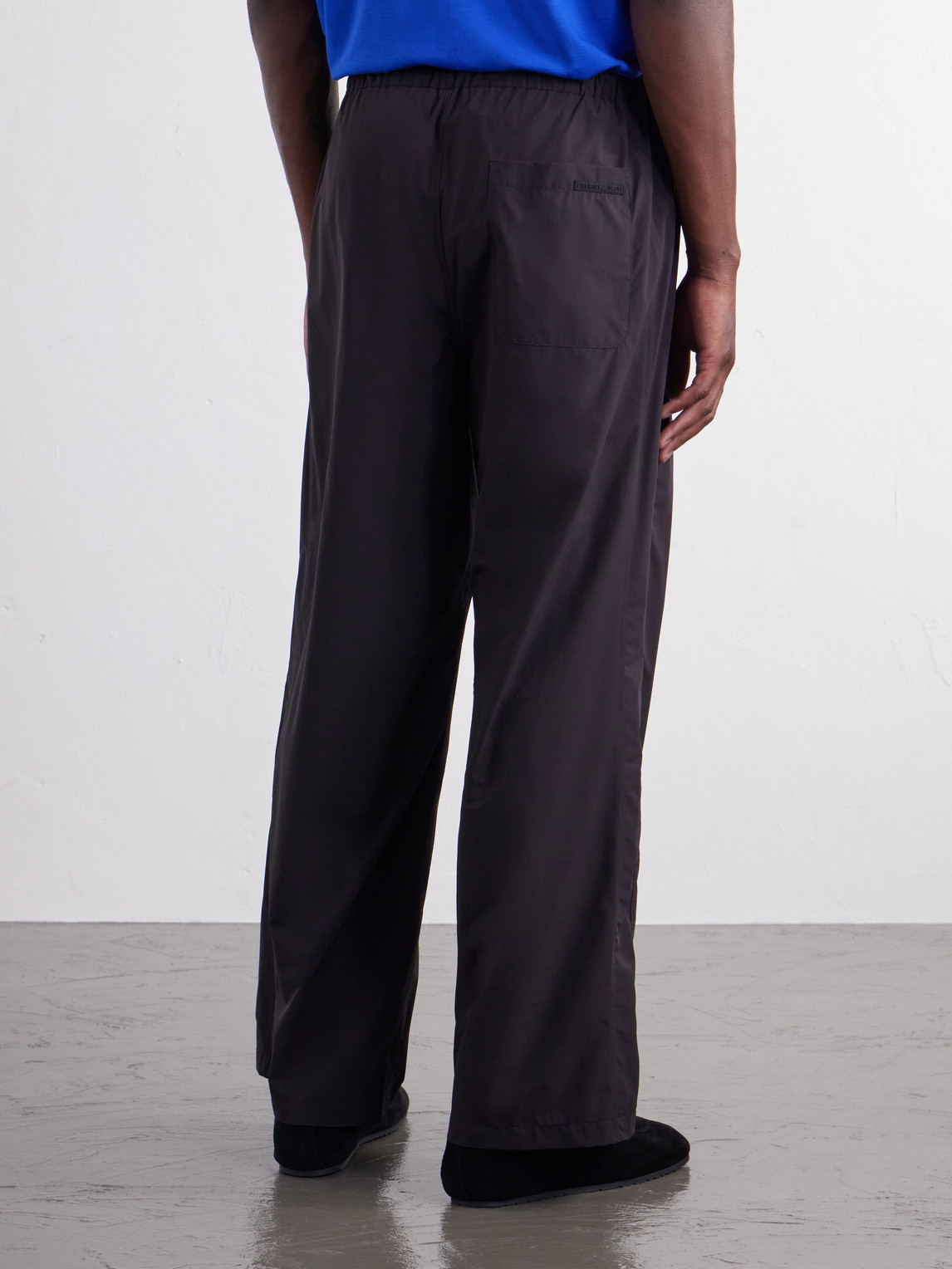 Nelson Straight-Leg Shell Drawstring Trousers