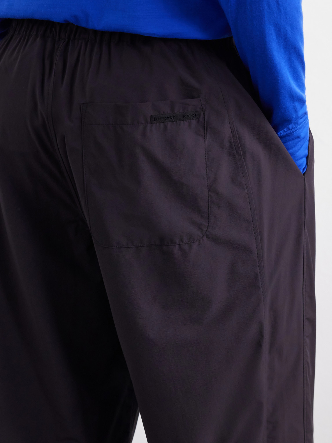 Nelson Straight-Leg Shell Drawstring Trousers