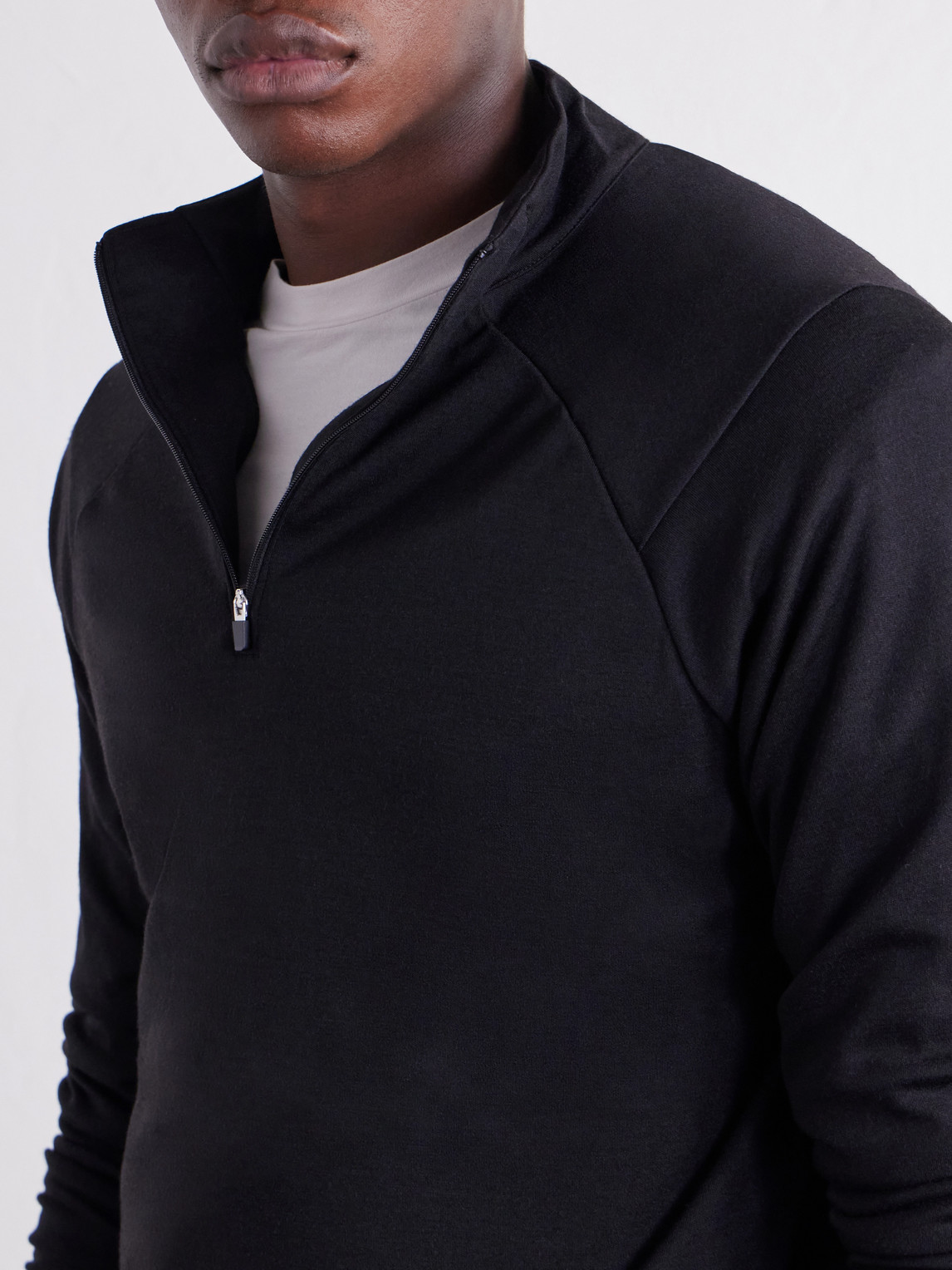 Claude Merino Wool And Coolmax®-Blend Running Top
