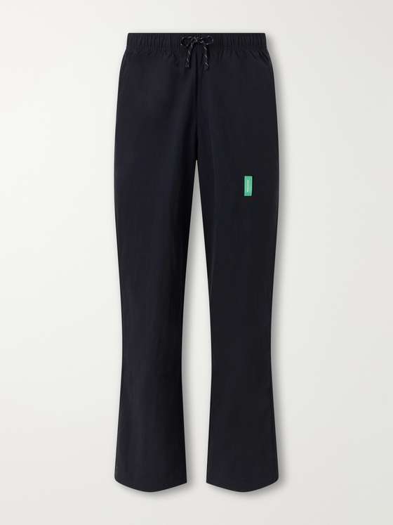 Districtvision Tussar Straight-Leg Shell Trousers
