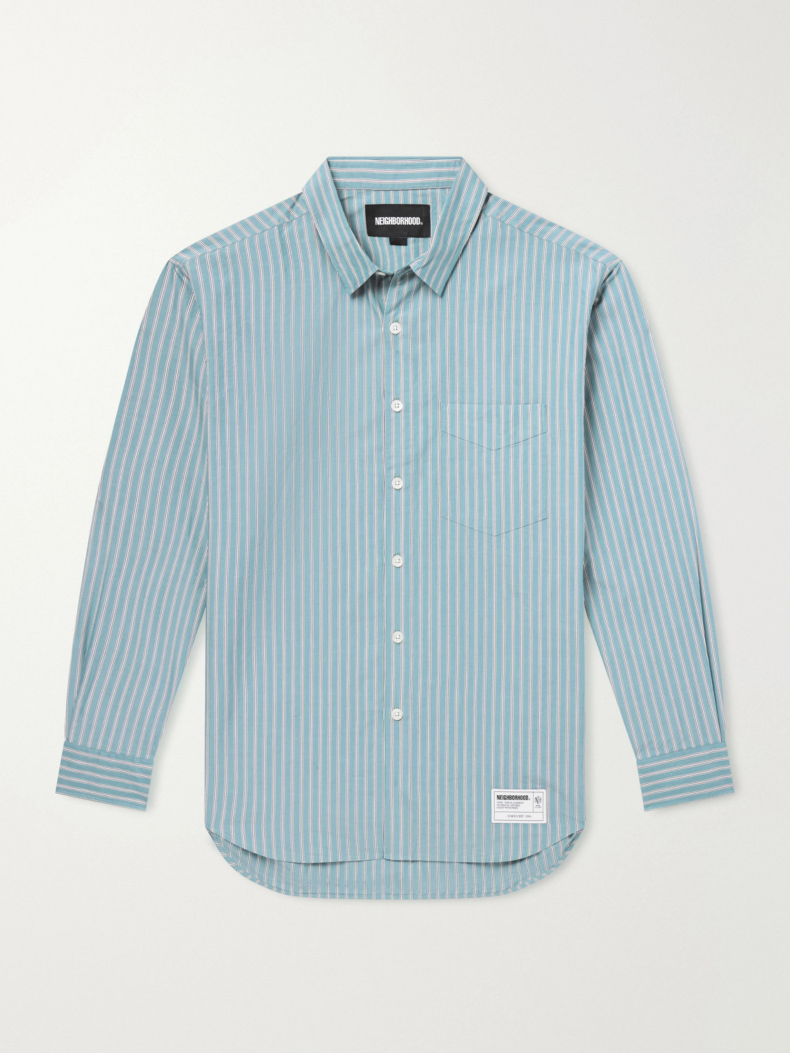 Striped Cotton And Lyocell-Blend Poplin Shirt