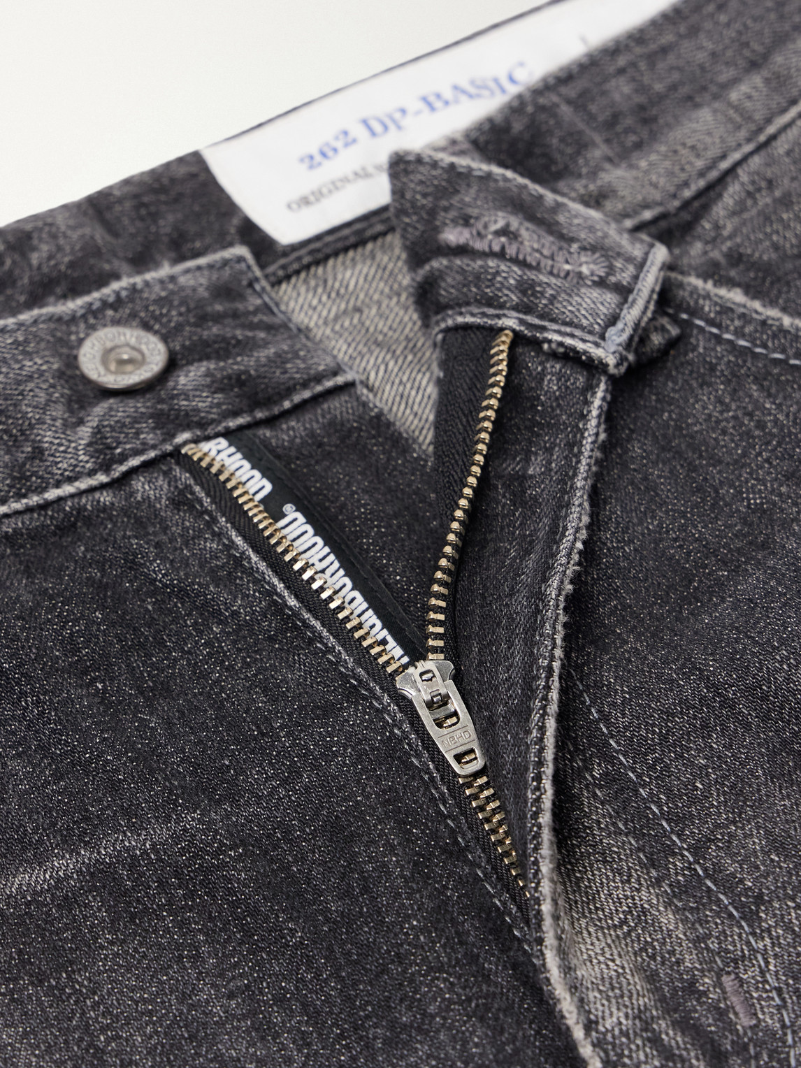 Savage Straight-Leg Distressed Embroidered Jeans