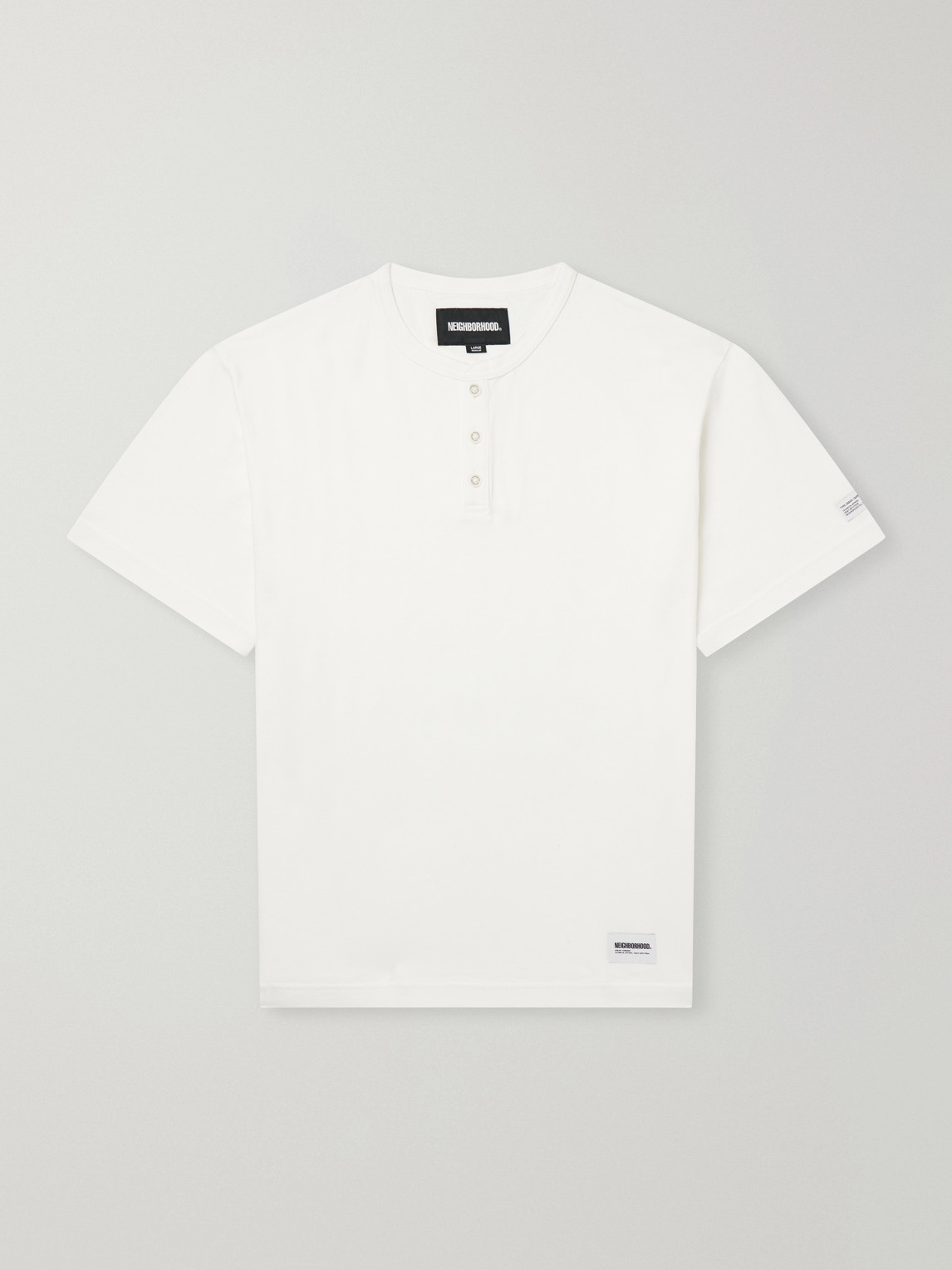 Cotton-Jersey Henley T-Shirt