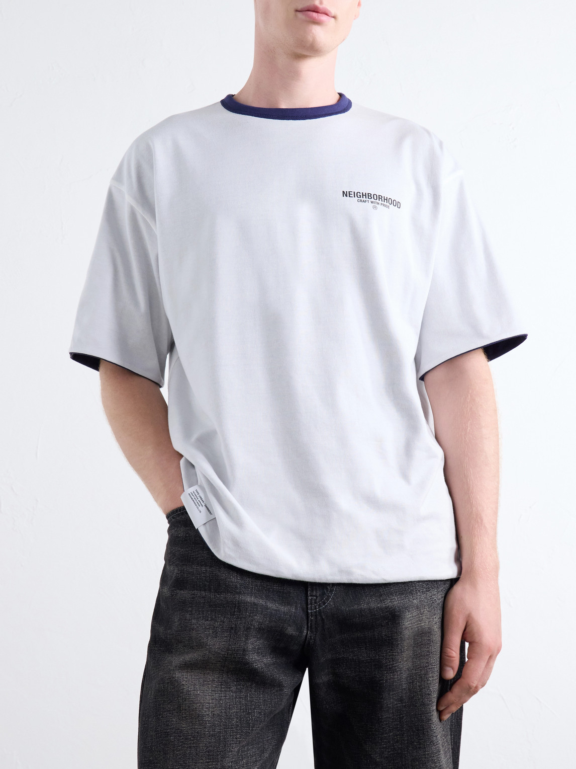 Logo-Print Reversible Cotton-Jersey T-Shirt