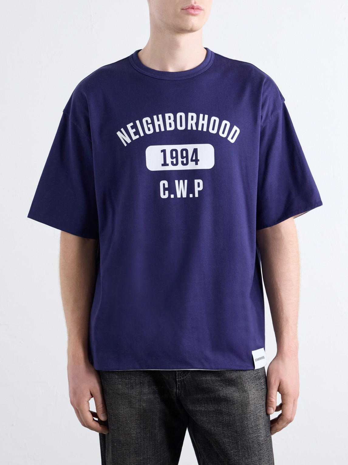 Logo-Print Reversible Cotton-Jersey T-Shirt